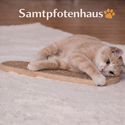 samtpfotenhaus Premium-Kratzbrett aus Buchenholz